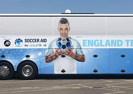 Soccer Aid coach