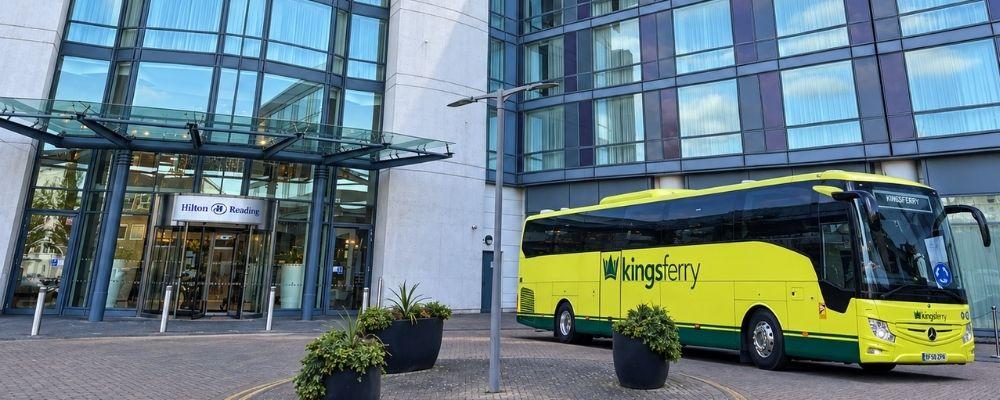 KingsFerry coach at the Hilton Hotel Reading