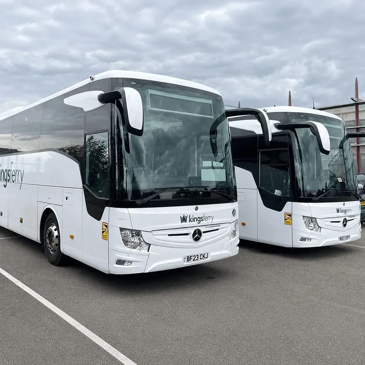 The Kings Ferry Coaches, replacing rail travel